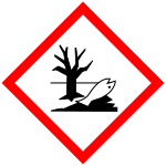 Hazardous to the environment (symbol: Dead tree and fish)