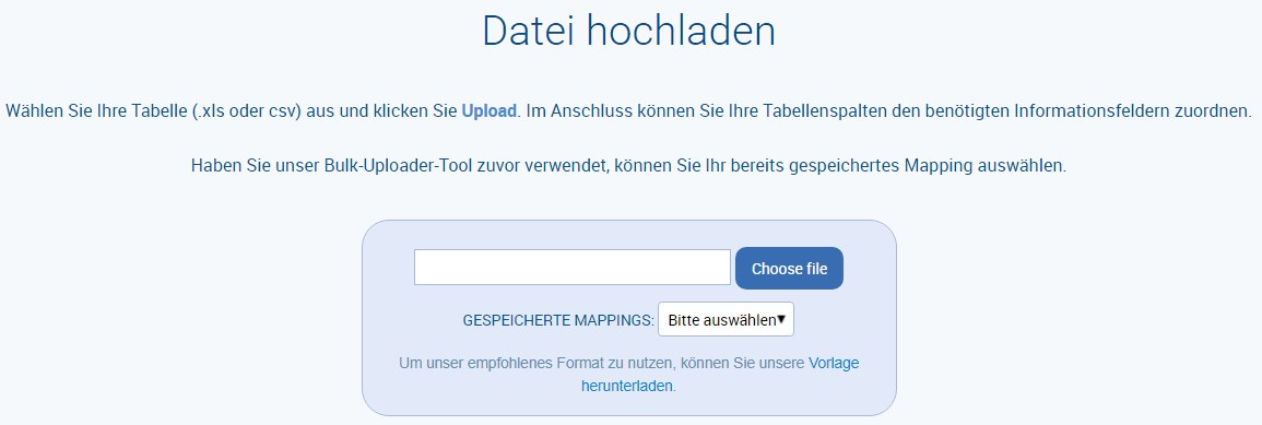 Datei hochladen