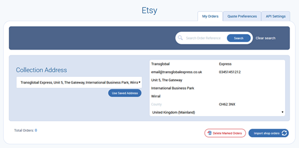 Importing your orders