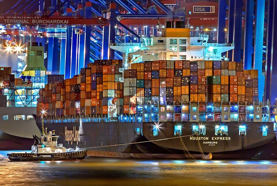 Schifffracht Containerschiff