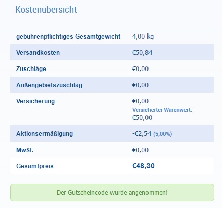 Gutscheincodes auf Transportkosten mit Transglobal Express