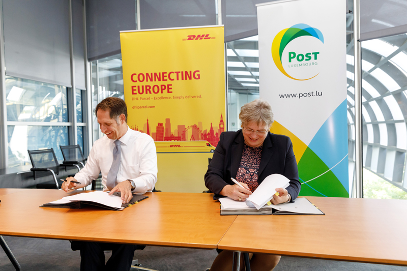 DHL Parcel and POST Luxembourg sign agreement