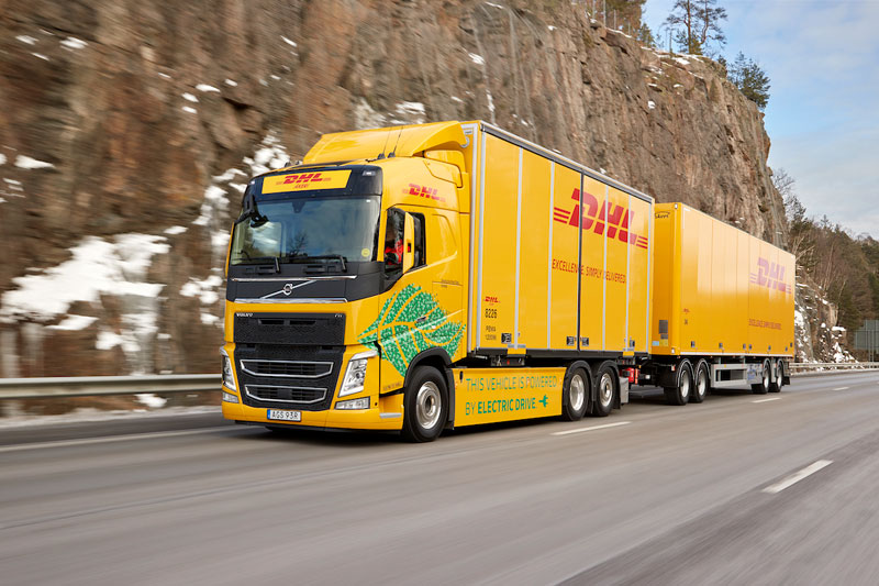 DHL Freight electric truck