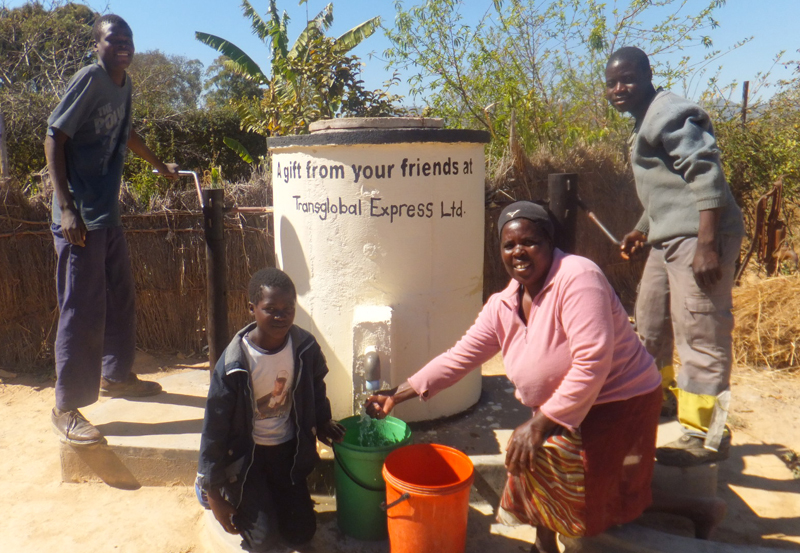 Transglobal Express sponsors Elephant Well in Africa